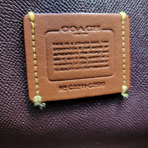 COACH 💜 Willow shoulder bag in ice purple colorblock purse C2590 - Picture 2 of 16